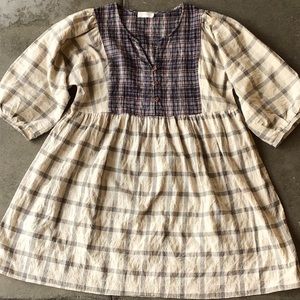 Umgee Plaid Blouse/Tunic
